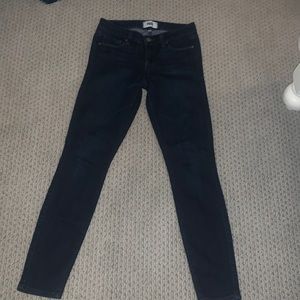 Paige dark wash denim jeans